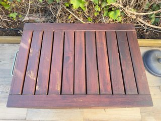 Mueble auxiliar exterior madera Ikea