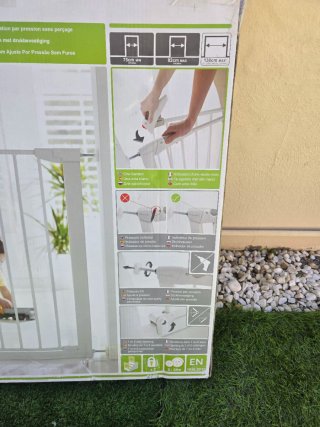 Vallas seguridad infantil para escalera +Extensión