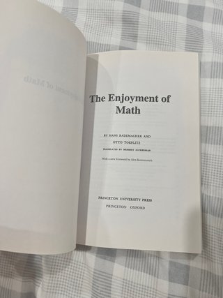 The Enjoyment of Math