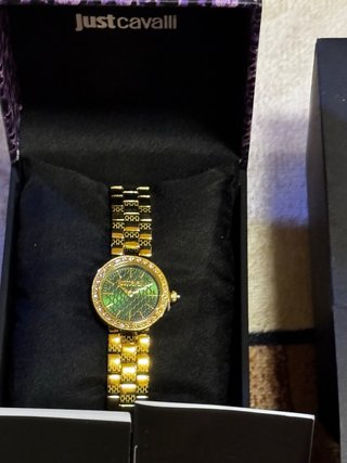Reloj Just Cavalli Mujer Oro y Verde