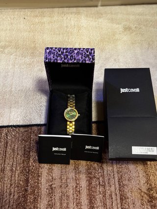 Reloj Just Cavalli Mujer Oro y Verde