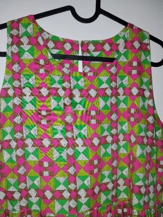 Abito donna fantasia geometrica