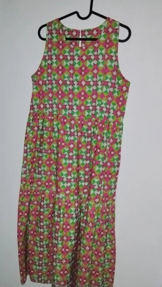 Abito donna fantasia geometrica