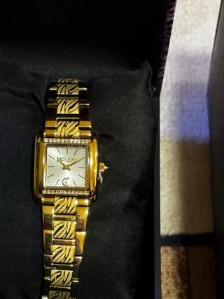 Reloj Just Cavalli Mujer Dorado Cebra