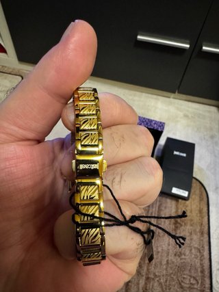 Reloj Just Cavalli Mujer Dorado Cebra