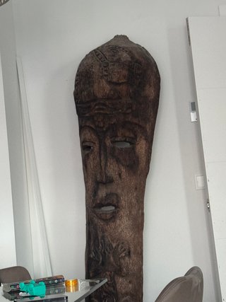 Máscara Sumatra Antigua Madera