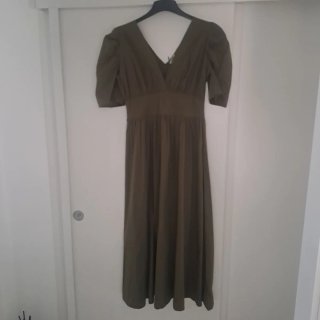 Vestito donna Milva.Mi tg.M verde oliva
