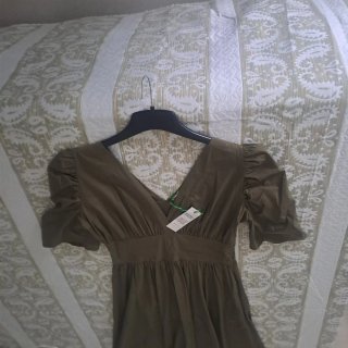 Vestito donna Milva.Mi tg.M verde oliva