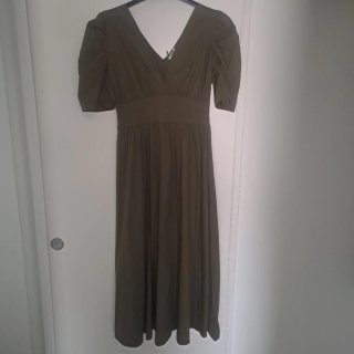 Vestito donna Milva.Mi tg.M verde oliva