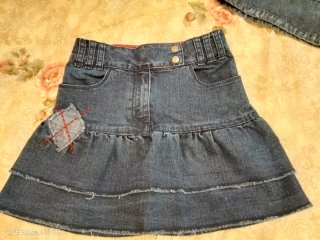Gonne bambina jeans e velluto a coste