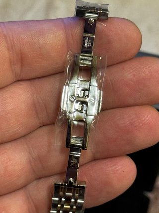 Reloj Emporio Armani Mujer Azul y Dorado