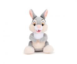 Peluche de conejo gris y blanco