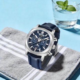 Reloj BENYAR Hombre Cronógrafo Azul/Plata