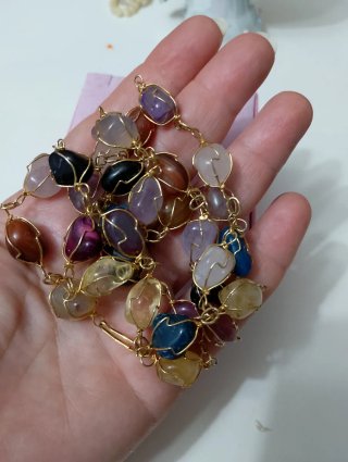 Collana anni '80 alta bigiotteria