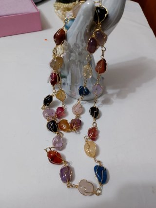 Collana anni '80 alta bigiotteria