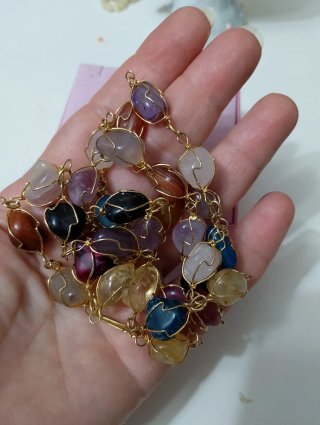 Collana anni '80 alta bigiotteria