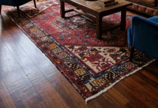 Tappeto Persiano Vintage Heriz Lana