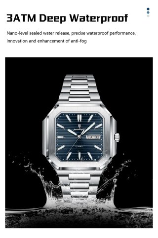 Reloj Poedagar Hombre Cuarzo Azul