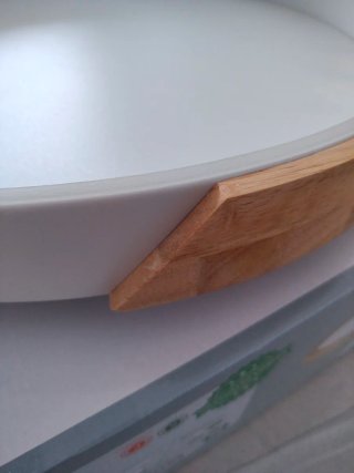 Plafón LED Techo Madera y Metal