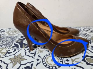 Tacones Marrones Talla 38