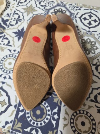 Tacones Marrones Talla 38