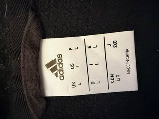 Sudadera Adidas Chelsea Talla M Negra y Verde