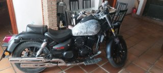 Moto Cruiser Daylim Negra/Gris