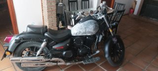 Moto Cruiser Daylim Negra/Gris