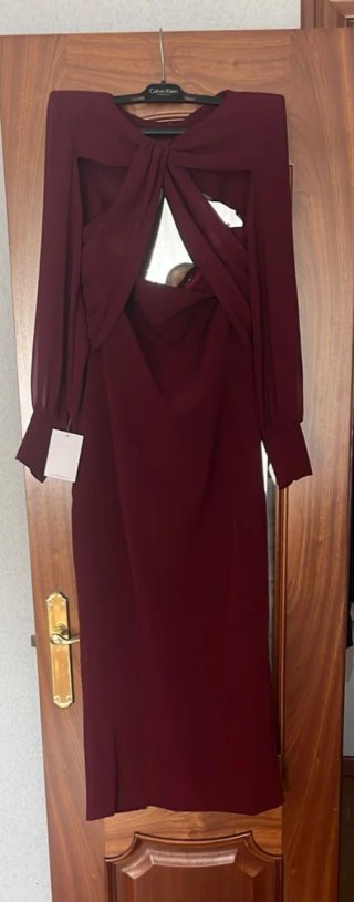Vestido de fiesta CARDIE Burdeos