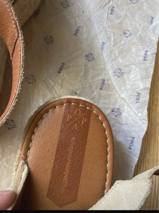Sandalias 37 Piel  Popa
