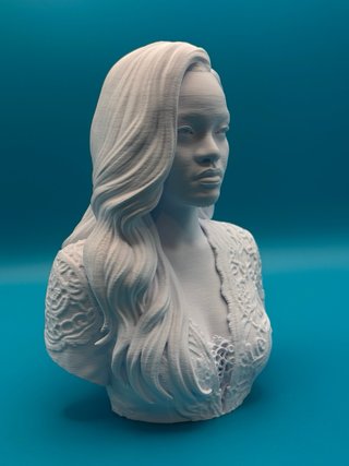 Busto Rihanna 3D Altezza 25cm