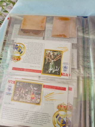 Libro Cien Años del Real Madrid Sellos Oro