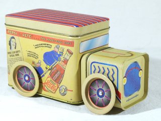 2 Scatole Camion Latta Ruote Funzionanti