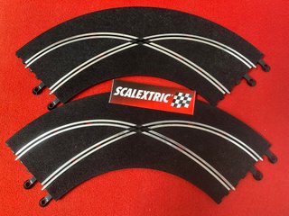 2 Cruces en Curva Scalextric Original