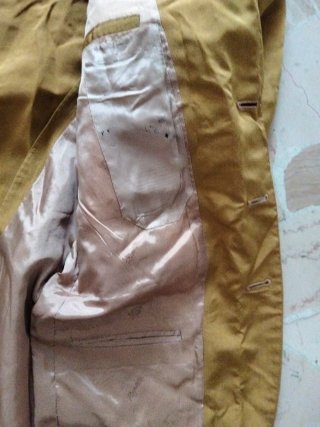 Giacca uomo color senape
