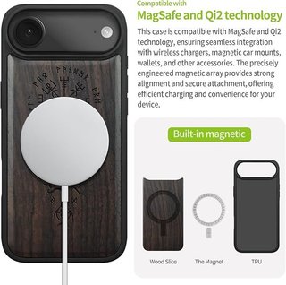 Carveit Funda Magnética iPhone Air Brújula Vikinga