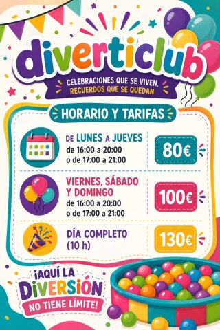 Local para celebraciones infantiles en Puerto Real