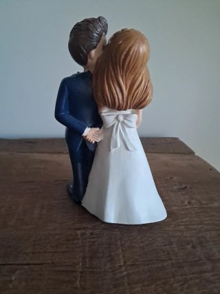 Muñeco Tarta Novios Boda Beso