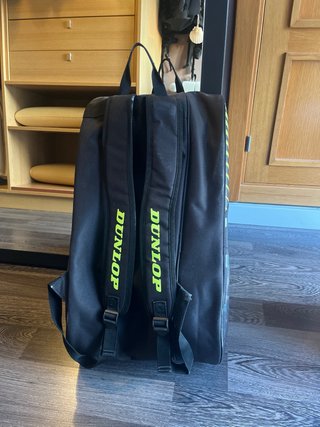 Paletero Dunlop Negro y Verde