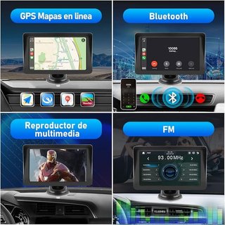 AWESAFE Pantalla Coche 7'' CarPlay Android Auto
