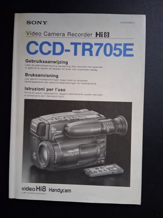 Videocamera Sony CCD-TR705E