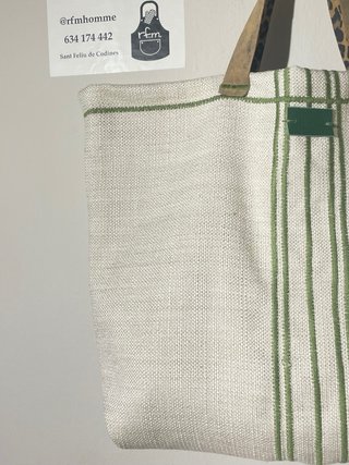 Bolso RFM Beige y Verde