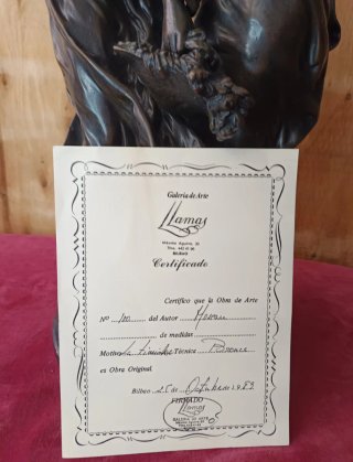 Escultura de bronce Moreau