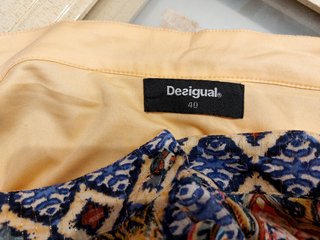 Falda boho chic hippy Desigual talla L o 40
