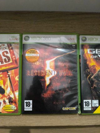 Lote 5 videojuegos XBOX 360