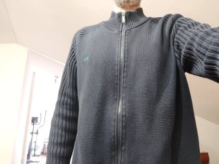 Chaqueta Burberry de punto con cremallera