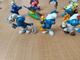 Lote de figuras de Los Pitufos