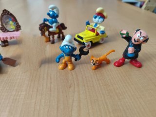 Lote de figuras de Los Pitufos
