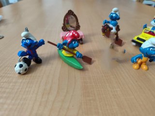 Lote de figuras de Los Pitufos