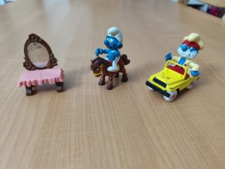 Lote de figuras de Los Pitufos